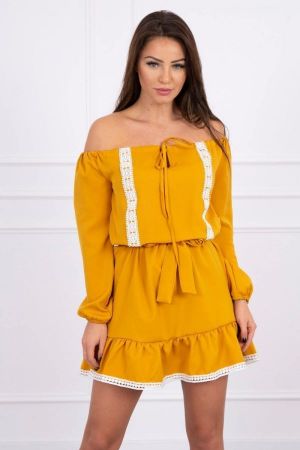 Rochie de zi galben - rochii de zi