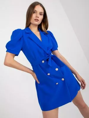 Rochie de cocktail albastru Eleanor - rochii de ocazie