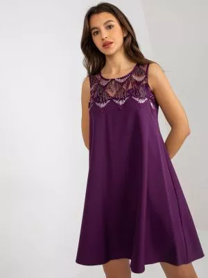 Rochie de cocktail violet Victoria - rochii de ocazie