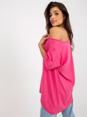 Bluza dama supradimensionata roz - bluze
