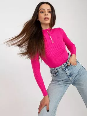 Bluza dama cu guler roz - bluze