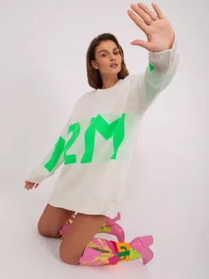 Pulover dama supradimensionata bej - pulovere