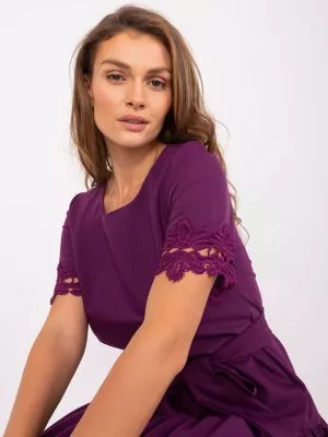 Rochie de seara violet Emma - rochii de seara