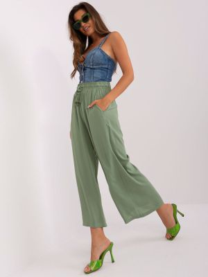 Pantaloni dama verde - pantaloni