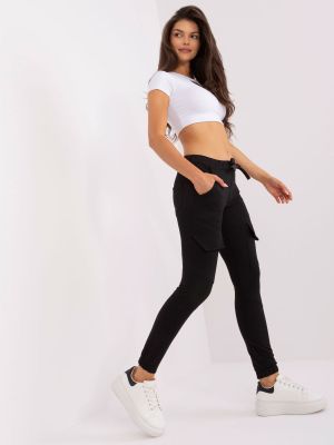 Pantaloni trening dama negru - pantaloni