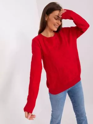 Pulover dama rosu - pulovere