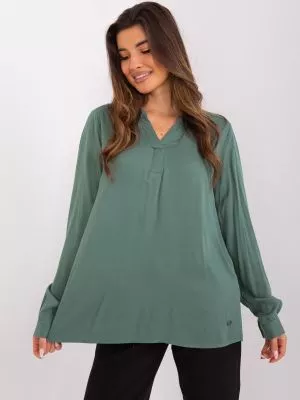 Bluza camasa dama verde - bluze