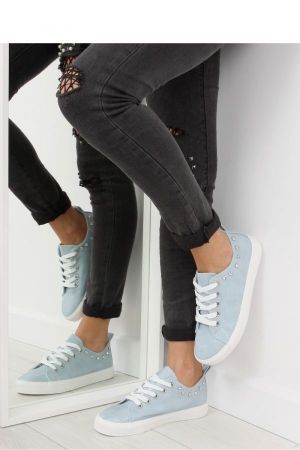 Sneakers dama albastru Inello - Sneakers dama