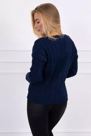 Pulover dama bleumarin - pulovere