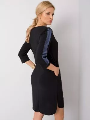 Rochie de cocktail negru Alexa - rochii de ocazie