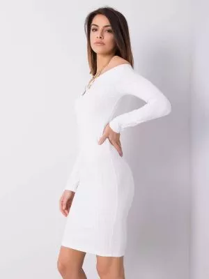 Rochie de zi bodycon alb - rochii de zi
