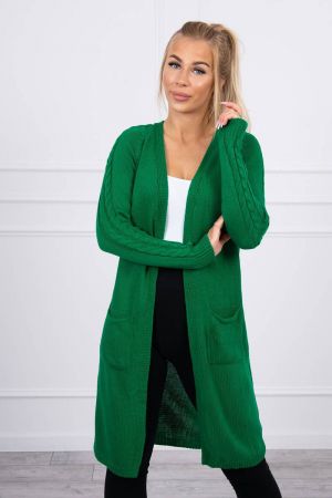 Cardigan dama verde - cardigane