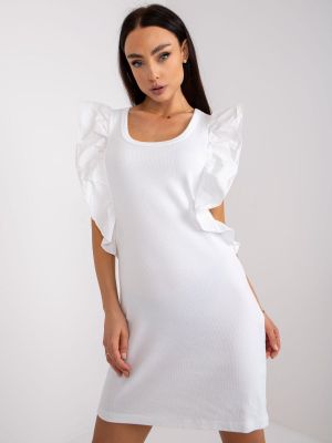 Rochie de zi bodycon alb - rochii de zi