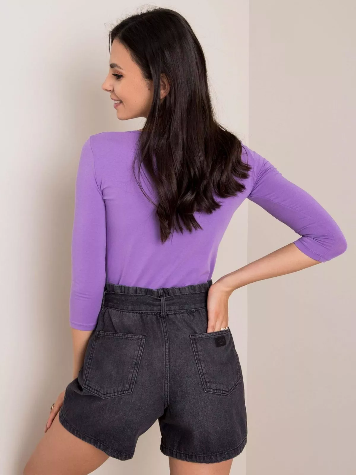 Bluza dama basic violet - bluze