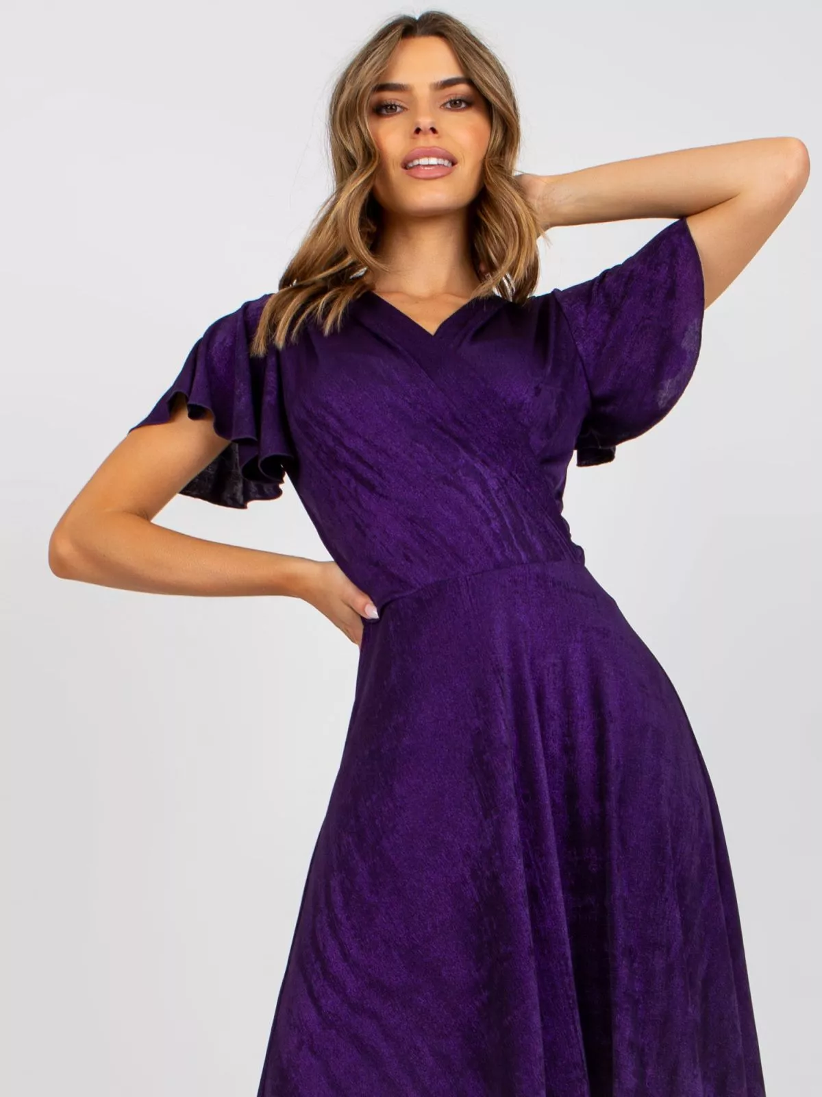 Rochie de seara violet Delilah - rochii de seara