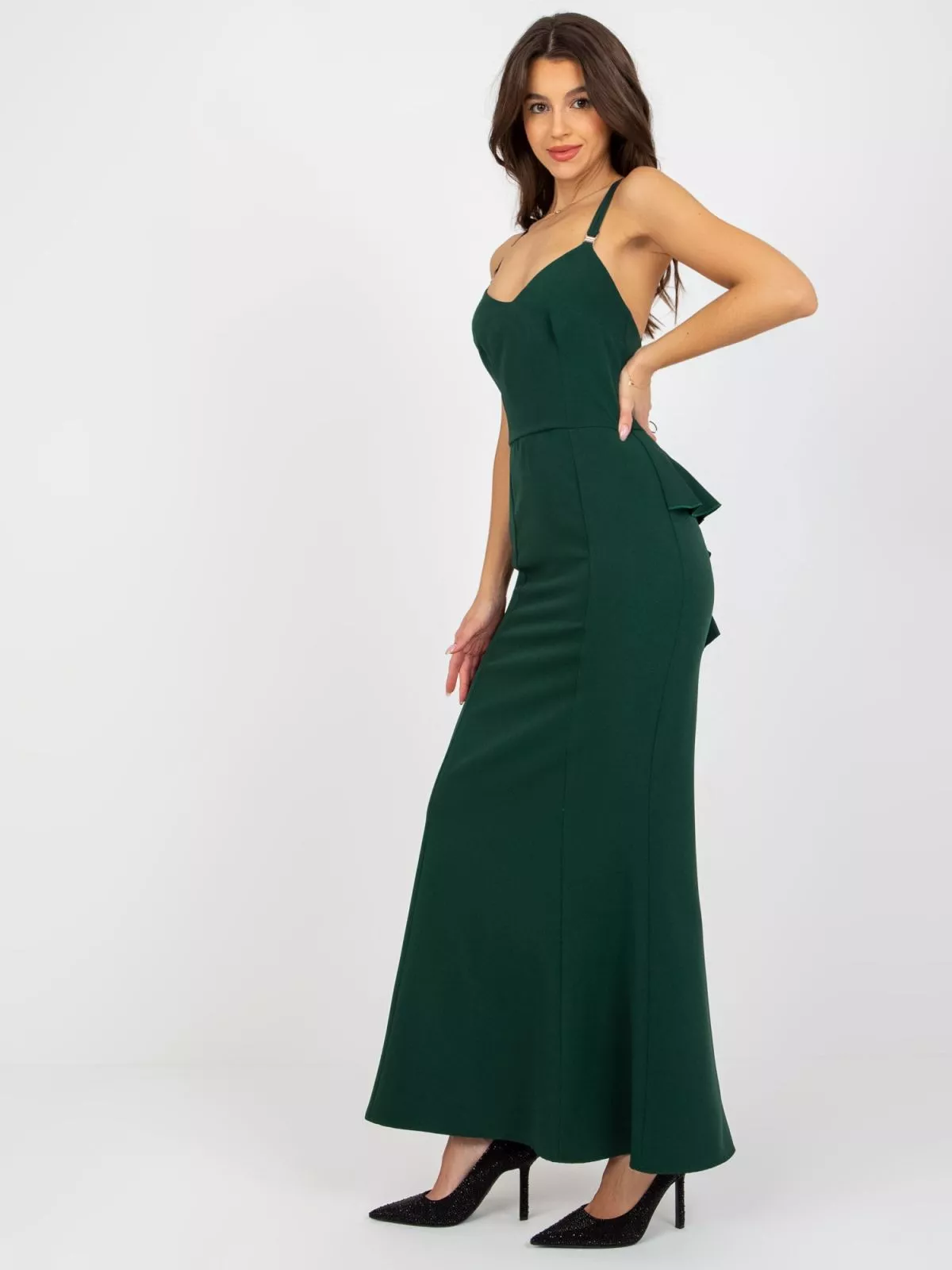 Rochie de seara verde Aubrey - rochii de seara