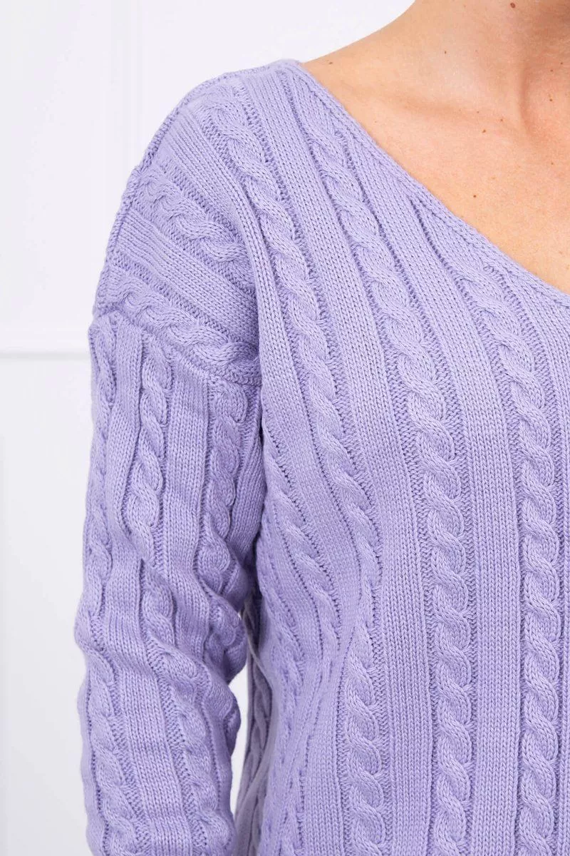 Pulover dama violet - pulovere