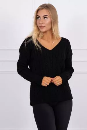 Pulover dama negru - pulovere