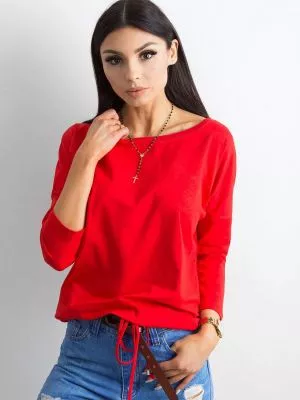 Bluza dama basic rosu - bluze