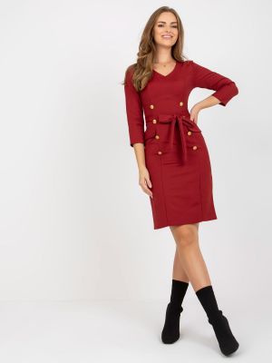 Rochie de cocktail rosu Bella - rochii de ocazie