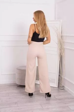 Pantaloni dama bej - pantaloni