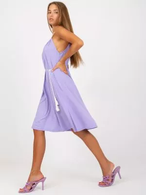 Rochie de zi casual violet - rochii de zi