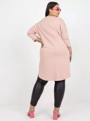 Tunica dama plus size roz - tunici
