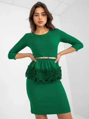 Rochie de cocktail verde Willow - rochii de ocazie
