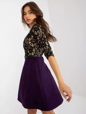 Rochie de cocktail violet Ariel - rochii de ocazie