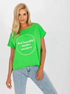 Bluza dama supradimensionata verde - bluze