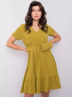 Rochie de zi verde - rochii de zi