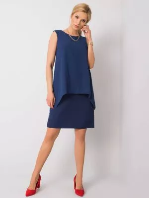 Rochie de cocktail albastru Aubree - rochii de ocazie