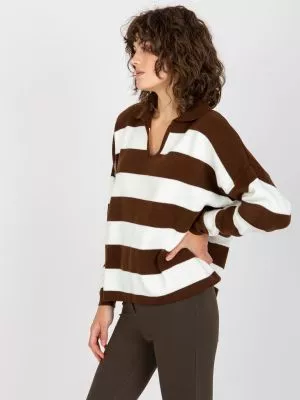 Pulover dama supradimensionata maro - pulovere
