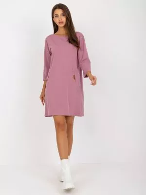 Rochie de zi casual roz - rochii de zi