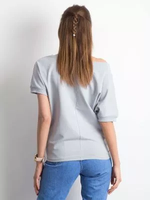 Bluza dama basic gri - bluze