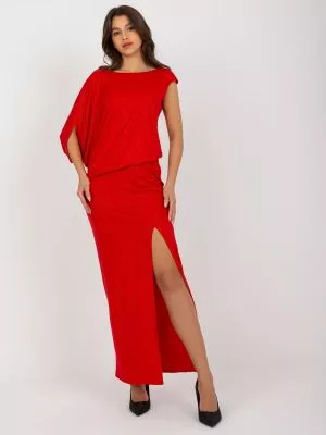 Rochie de seara rosu Valeria - rochii de seara