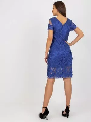 Rochie de cocktail albastru Sarah - rochii de ocazie