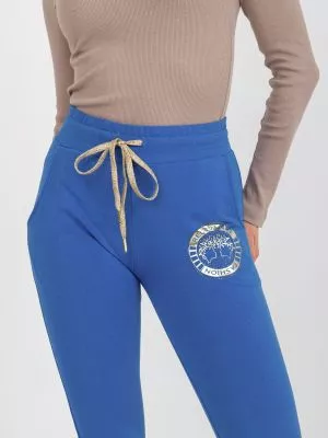 Pantaloni dama albastri: eleganti • cu talie inalta • office de la 22 lei - DivaShop.ro