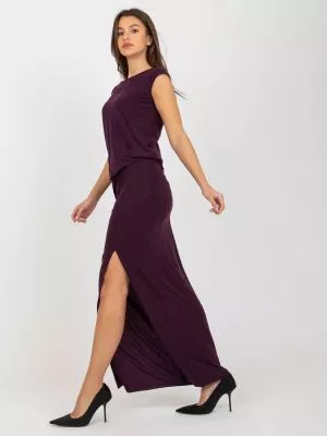 Rochie de seara violet Rylee - rochii de seara