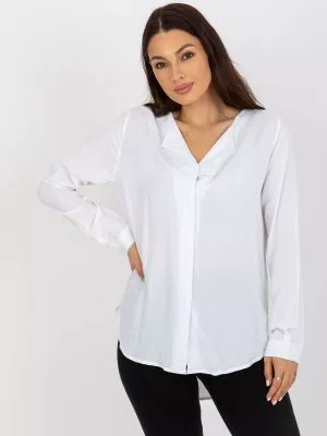 Bluza camasa dama alb - bluze