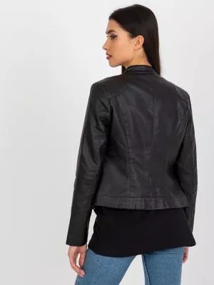 Geaca dama biker negru - geci, jachete