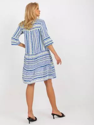 Rochie de zi albastru - rochii de zi