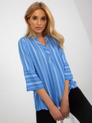 Bluza dama cu imprimeu albastru - bluze