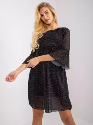 Rochie de zi casual negru - rochii de zi