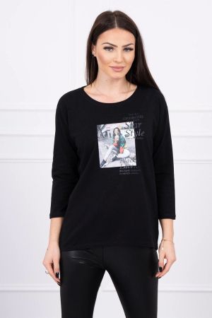 Bluza dama negru - Bluze