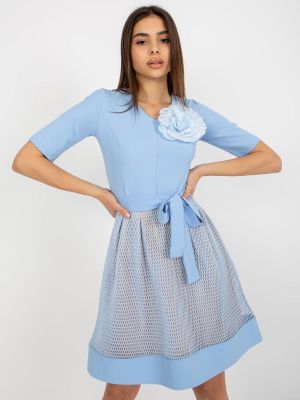 Rochie de cocktail albastru Piper - rochii de ocazie