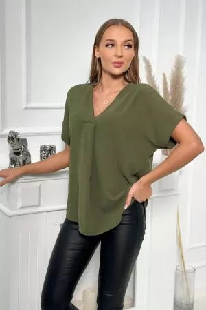 Bluza dama verde - bluze