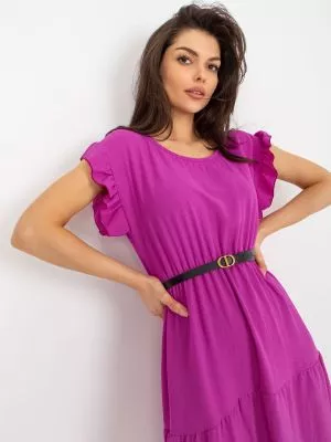 Rochie de zi violet - rochii de zi