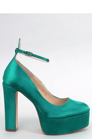 Pantofi cu platforma verde Inello - pantofi cu platforma