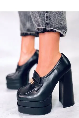 Mocasini dama negru Inello - mocasini dama